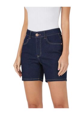 Bermuda Jeans Malwee 1000111774 Feminina Stretch Microfibra T. 36/48