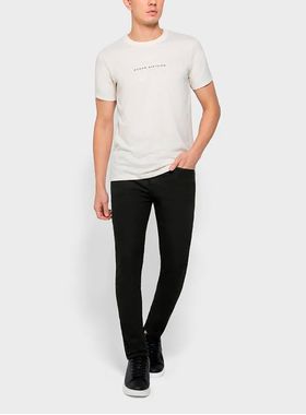 Calça Skinny Enfim 1000074334 Masculina Cintura Média Sarja T. 40/48