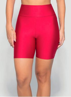 Shorts Enfim 10000121025 Feminino Active Cós Alto UV50+ Stretch T. P/GG