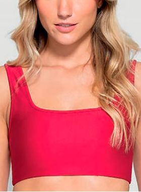 Top Enfim 10000121026 Feminino Active Bojo Removível UV50+ Stretch T. P/GG