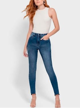 Calça Jeans Skinny Enfim 1000123547 Feminina Push Up Stretch T. 36/46