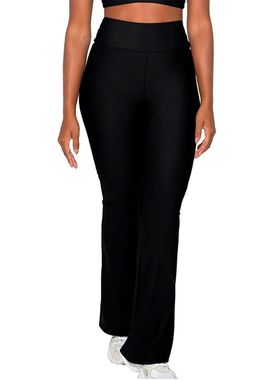 Calça Flare Enfim 1000124396 Feminina Active Dry Silicone Interno UV50+ Microfibra T. P/GG