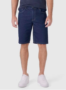 Bermuda Jeans Malwee 1000111785 Masculina Tradicional Algodão T. 38/48
