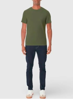 Camiseta Manga Curta Malwee 1000121547 Masculina Premium Pima T. P/XGG