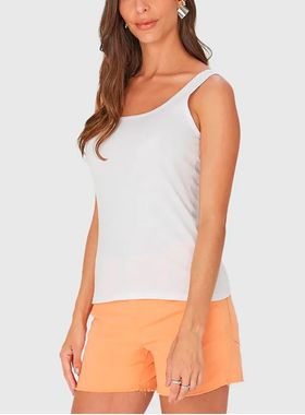 Blusa Regata Malwee 1000004494 Feminina Tradicional Algodão T. P/XGG