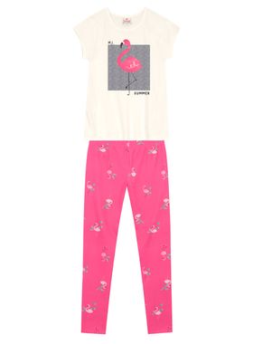 Conjunto Legging Brandili 36231 Infantil Estampado Algodão T. 04/12