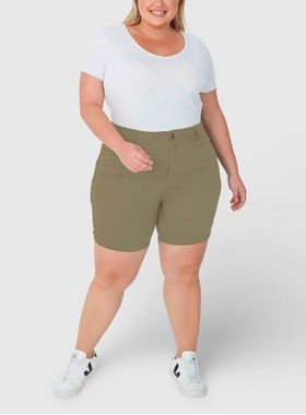 Bermuda Malwee 1000120826 Plus Size Comfort Sarja e Elastano T. 46/54