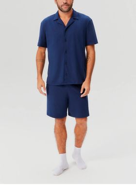 Pijama Curto Hering 7C3V Masculino Americano Algodão T. P/XXG