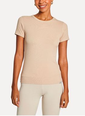 Camiseta Manga Curta Simples Reserva 90566 Feminina Ribana Viscose T. P/GGG