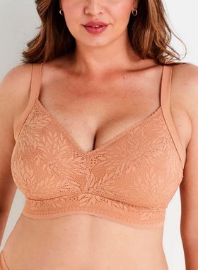 Sutop Estruturado Liz 51293 Soft Beauty Com Bojo Rendado Taça DDD T. 42/44