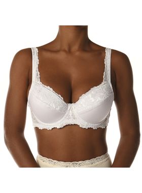 Sutiã Demillus 065104 Iridien Com Aro e Bojo Renda e Microfibra Taça B (Novo 065204) T. 44/54