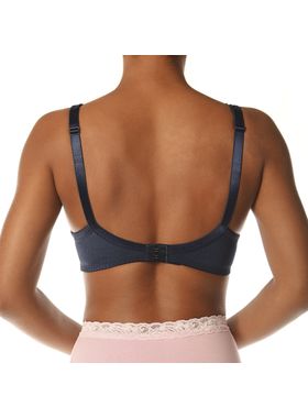 Sutiã Demillus 065104 Iridien Com Aro e Bojo Renda e Microfibra Taça B (Novo 065204) T. 44/54