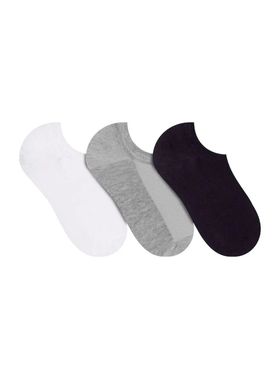 Kit/3 Meia Sapatilha Selene 4825.001 Feminina Esportiva Algodão T. 34/39