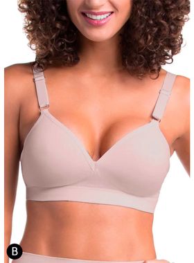Sutiã Sustentação Trifil C01689 Daily Sem Aro Com Bojo Microfibra T. 44/50