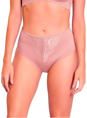 Calcinha Alta Duloren 114577 Control Top Renda e Microfibra T. M/XL