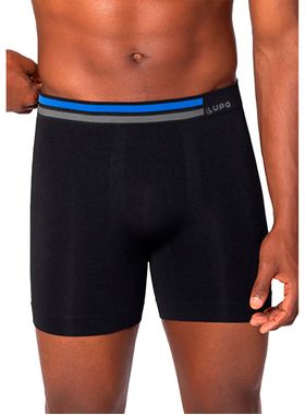 Cueca Boxer Alongada Lupo 00442-003 Masculina Sem Costura Microfibra T. P/GG