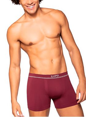 Cueca Boxer Lupo 00436-004 Masculina Sem Costura Microfibra T. P/GG