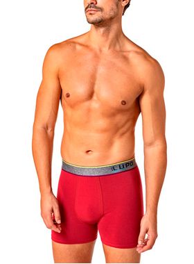 Cueca Boxer Lupo 00784-061 Masculina Algodão Com Elastano T. P/GG
