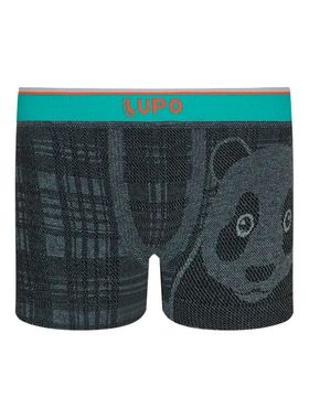 Cueca Boxer Infantil Lupo 00137-030 Sem Costura Estampada Microfibra T. PP/M