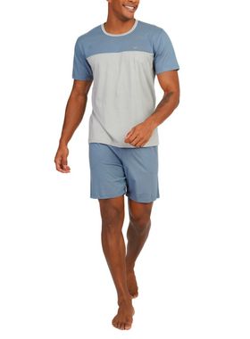 Pijama Curto Podiun 258148 Masculino Gola Redonda Algodão T. M/GG
