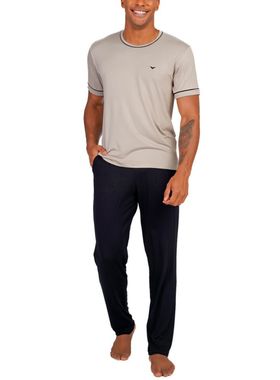 Pijama Longo Podiun 258128 Masculino Gola Redonda Viscolycra T. M/GG