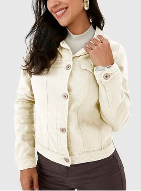 Jaqueta Sarja Malwee 1000129065 Feminina Tradicional Lapela Decorativa T. M/GG