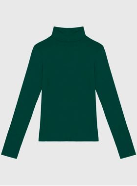Blusa Manga Longa Enfim 1000099052 Feminina Gola Alta Viscose Stretch T. P/GG