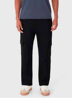 Calça Moletom Malwee 1000126902 Masculina Bolso Lateral Flanelada T. M/GG
