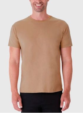Camiseta Manga Curta Malwee 1000004423 Masculina Gola Redonda Algodão T. P/XGG