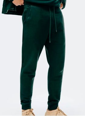 Calça Jogger Moletom Hering 05M3 Masculina Peluciada Algodão T. P/XXG