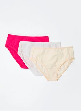 Kit/3 Calcinha Hering 576X  Infantil Ribana Algodão T. 04/12