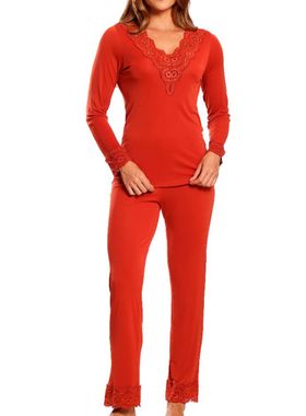 Pijama Longo Paulienne 576.74 Feminino Renda e Liganete T. 42/48