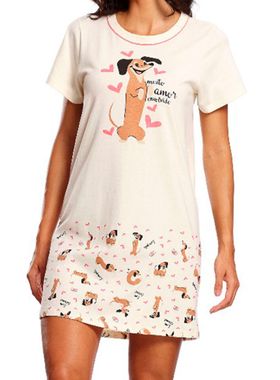 Camisola Curta Paulienne 134.74 Feminina Dogs Algodão T. P/GG