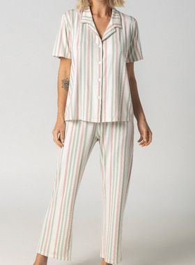 Pijama Capri Inspirate 130300 Feminino Homewear Americano Viscose T. P/GG