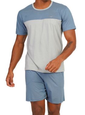 Pijama Curto Podiun 258148 Masculino Gola Redonda Algodão T. M/GG
