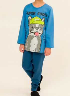 Pijama Longo Borth 27.01.0070 Infantil Super Cool Moletinho T. 04/08