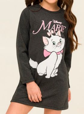 Camisola Manga Longa Disney 30.42.0002 Infantil Marie Meia Malha T. 04/08
