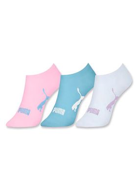 Kit/3 Meia Sapatilha Puma 4755.001 Feminina Invisível Algodão T. 34/39