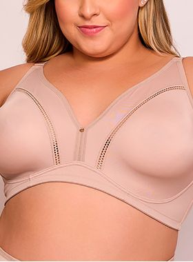 Sutiã Sustentação Nayane SP 08 0015 Plus Size Sem Aro Sem Bojo Microfibra T. 56/60
