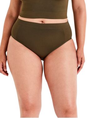 Calcinha Cintura Alta Liz 70935 Adaptive Skinbreez Sem Costura Microfibra T. P/GG