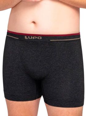 Cueca Boxer Lupo 17800-001 Plus Size Sem Costura Poliamida T. XG/XXXG