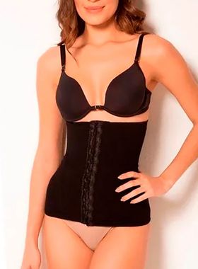 Cinta Modeladora Trifil CE1300 Sem Costura 9 Barbatanas Microfibra T. P/1XG
