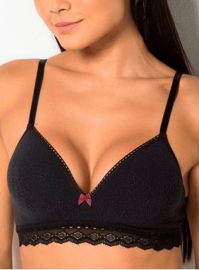 Sutiã Triângulo Trifil K00871 Feminino Renda Sem Costura e Microfibra T. 42/48