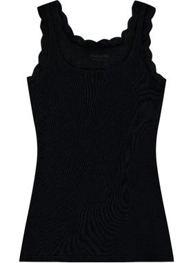 Regata Alças Malwee 1000131765 Feminina Ribana Com Renda Algodão T. P/XGG