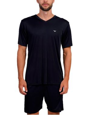 Pijama Curto Podiun 268018 Masculino Gola V Liganete T. M/XG