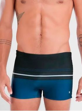 Sunga Boxer Mash 300.125 Masculina Listras FPS 50 Poliéster T. P/GG