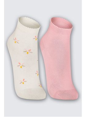 Kit/2 Meia Cano Médio Lupo 04570-088 Feminina Sortida Algodão T. 34/39