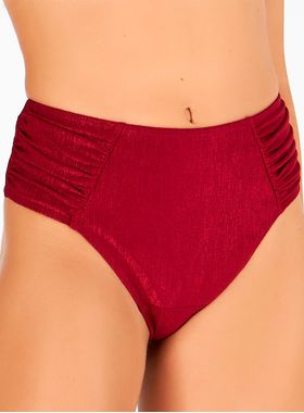 Biquíni Max Fio Dental Banho de Mar 623.211 Feminino Zero Barriga Drapee Texturizado Microfibra T. 44/48