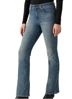 Calça Jeans High Rise Bootcut Levi's 725 (187590121) Feminina Com Elastano T. 39/46