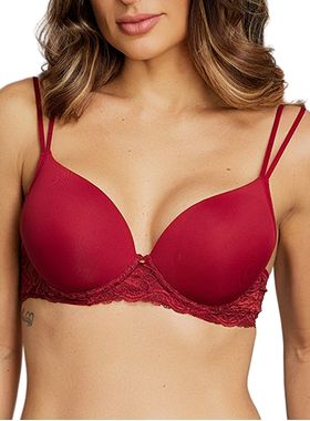 Sutiã Base Nayane ST 01 0062 Com Bojo Sem Aro Renda e Microfibra T. P/40 GG/46